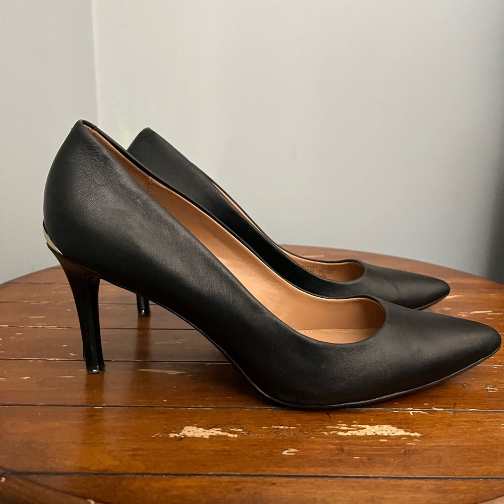 Black high heels